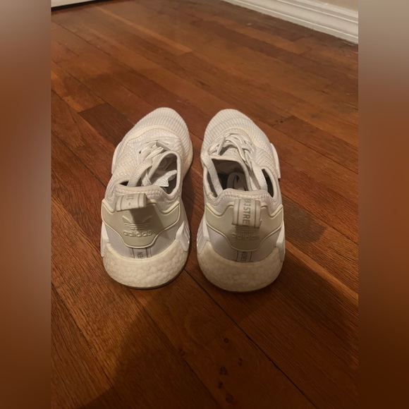 White Men’s Adidas NMD Sneakers (Size 8.5) - Picture 4 of 7